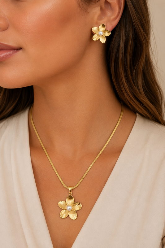Parure Flora Perla