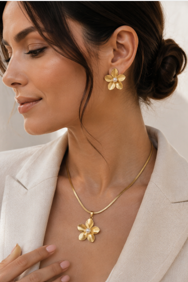 Parure Flora Perla