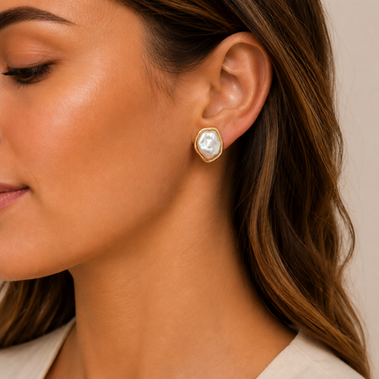 Boucles d'oreilles perle